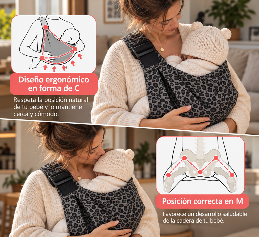 Arrulla® — Portabebés de correa ancha