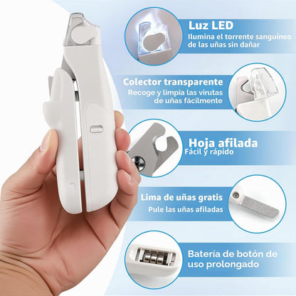 Cuchillas de acero inoxidable de 3,5 mm del cortaúñas Amansa