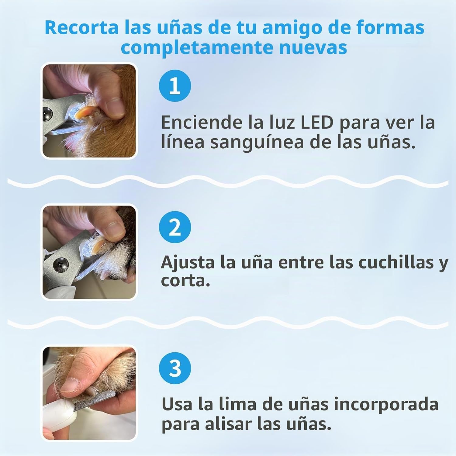 Lima incluida para acabado redondeado - cortaúñas Amansa